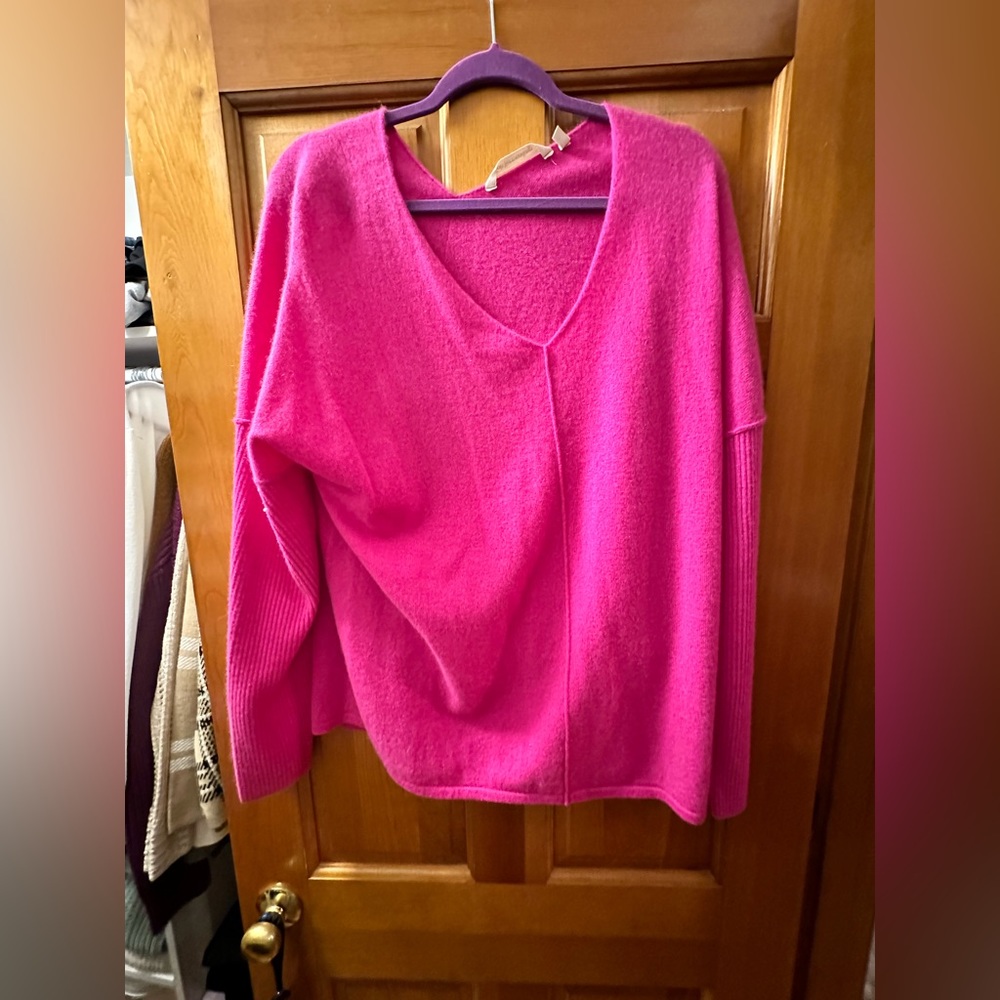 Soft Surroundings Large Pink Sweater